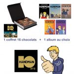 Coffret 16 Chocolats 10ans Handman + 1 album au choix