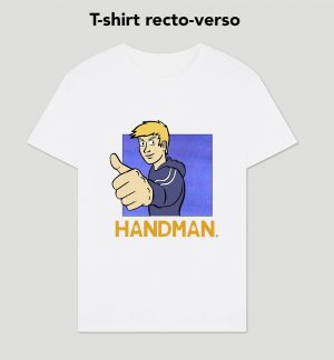 T-shirt Handman recto-verso